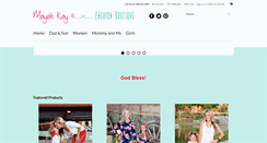 Desktop Screenshot of mayahkayfashion.com