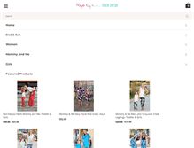 Tablet Screenshot of mayahkayfashion.com